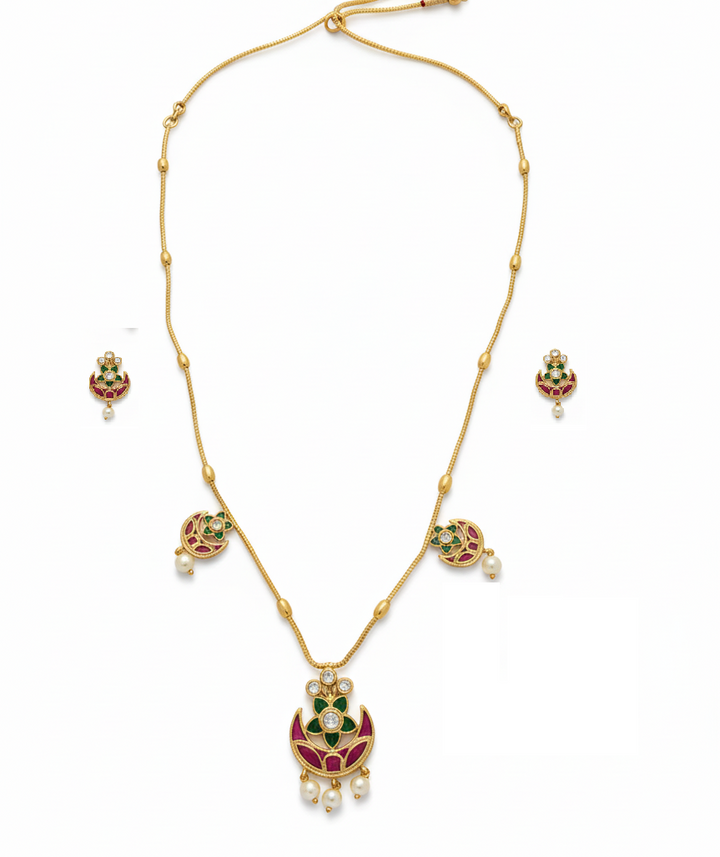 Heritage: Antique Plated Necklace Set