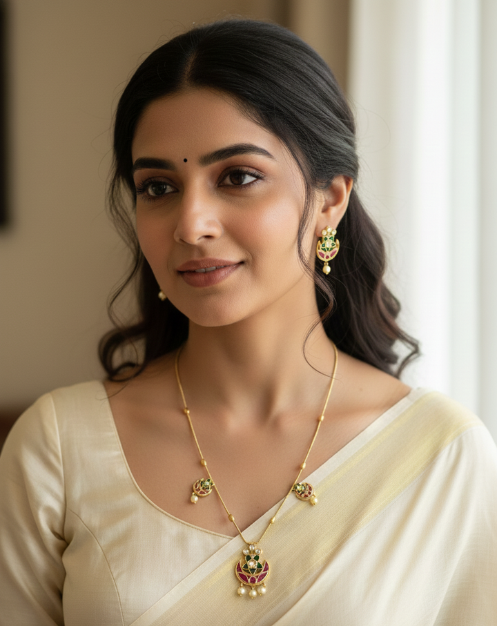 Heritage: Antique Plated Necklace Set