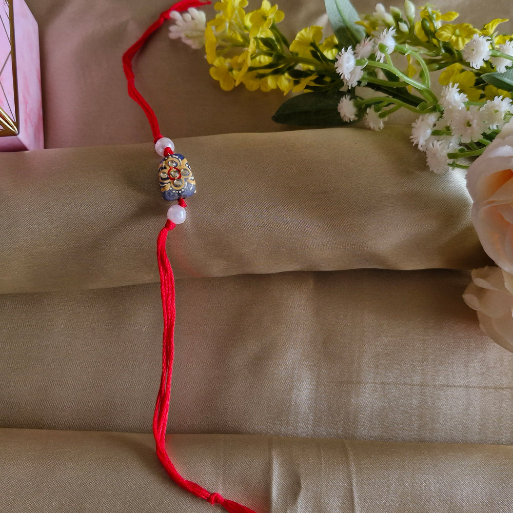 Kundan Rakhi – A Royal Touch of Tradition and Elegance