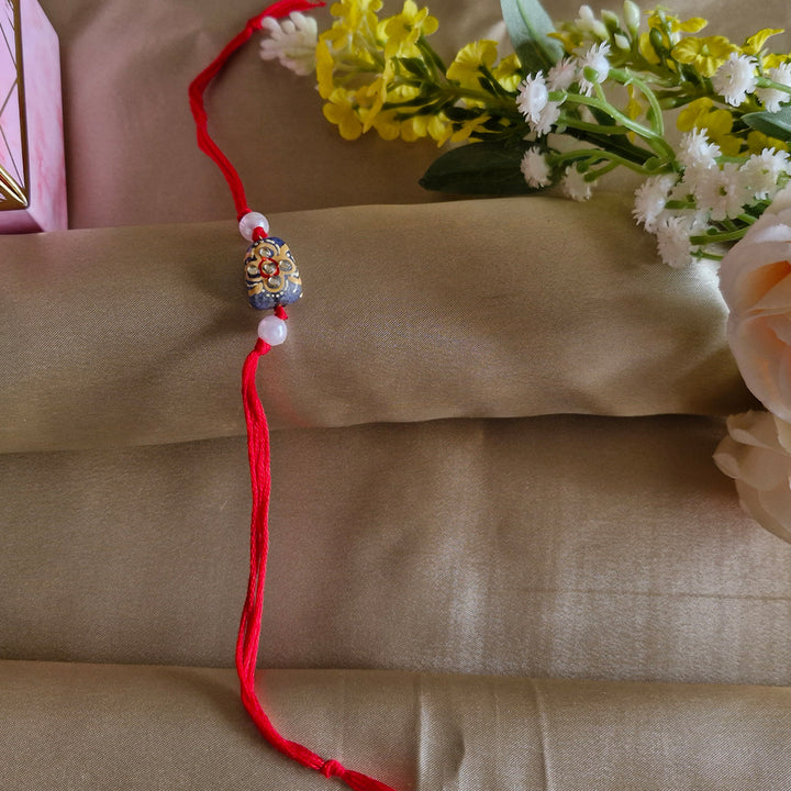 Kundan Rakhi – A Royal Touch of Tradition and Elegance
