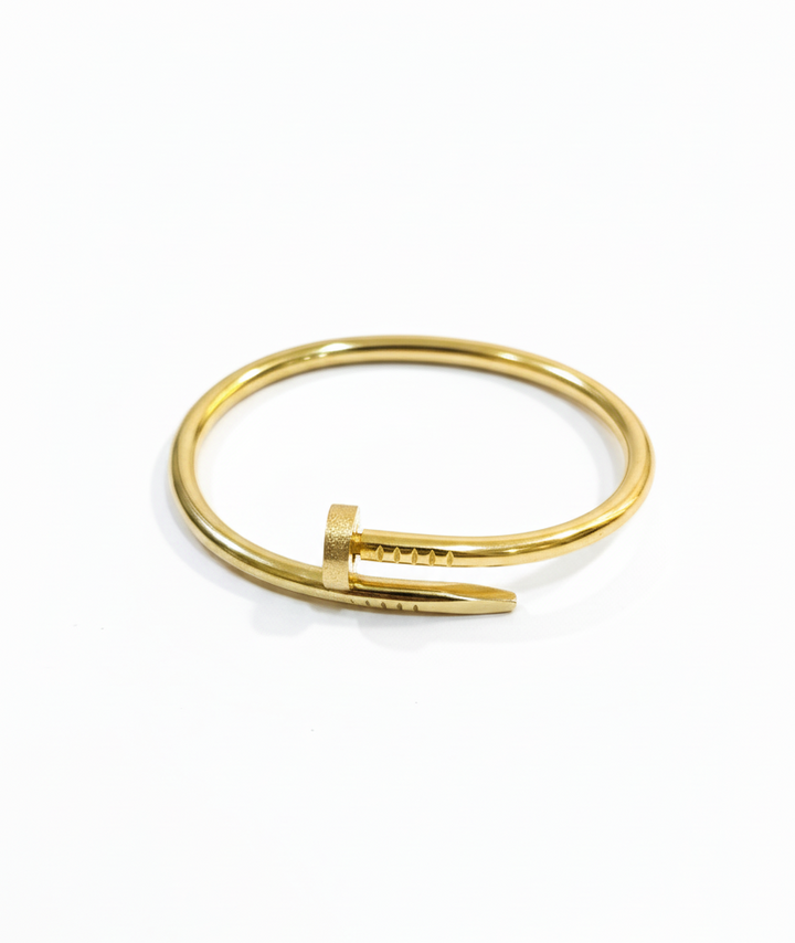 Anti-Tarnish Gold Nail Cuff Bracelet