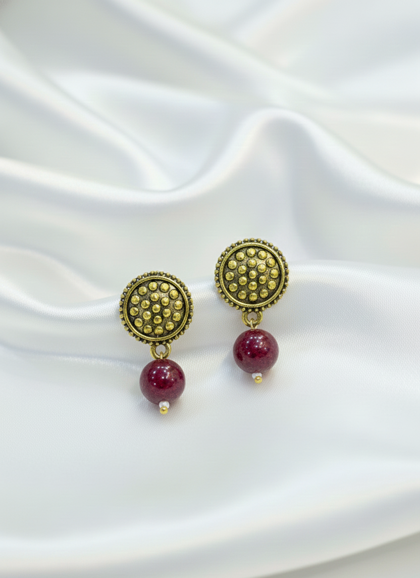 Ethnic Oxidized Boho Earrings | Lightweight & High-Quality Antique Finish