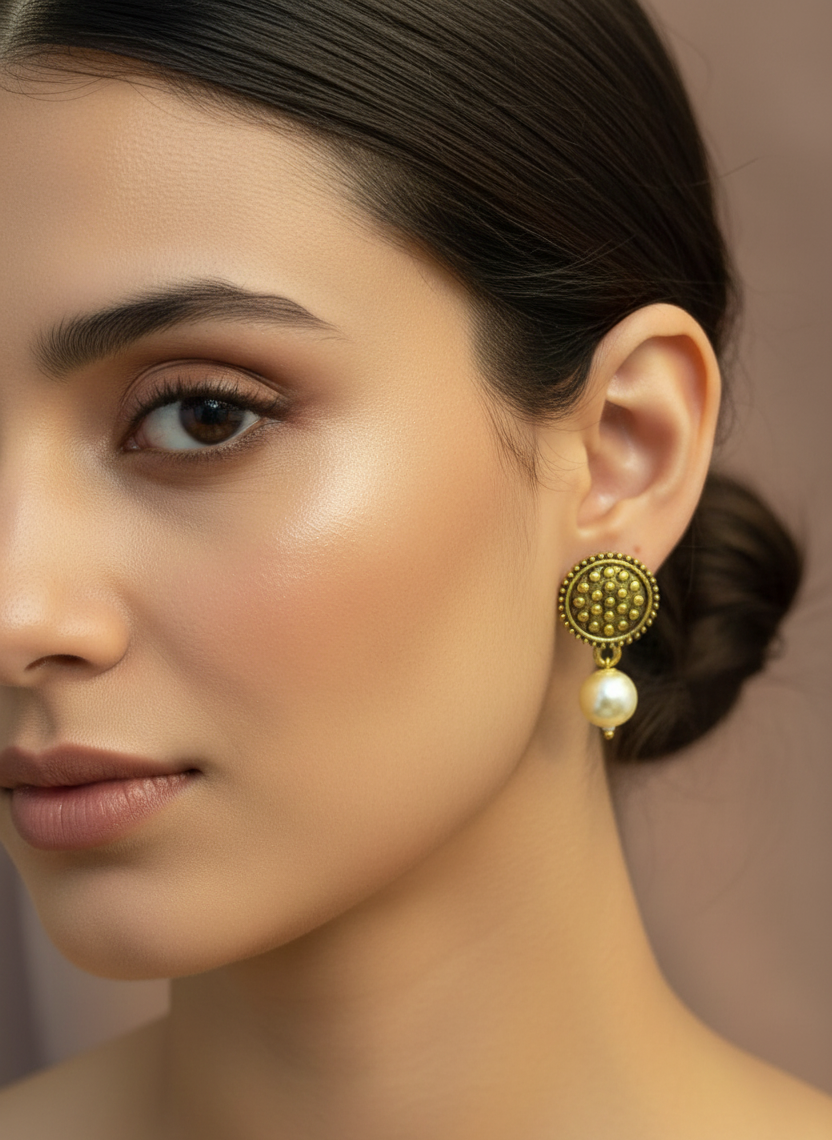 Ethnic Oxidized Boho Earrings | Lightweight & High-Quality Antique Finish