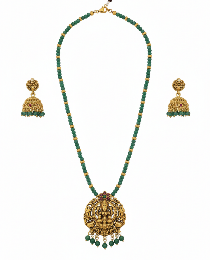 Antique Temple Jewellery Necklace Set