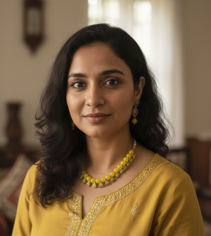 Ethnic Fusion Beaded Jewellery Set